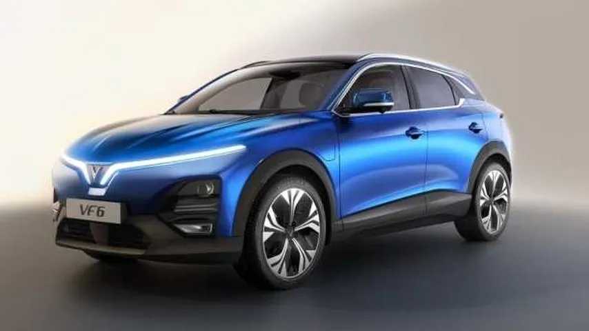 El Vinfast VF 6, SUV eléctrico compacto, combina diseño futurista, tecnología avanzada y sostenibilidad.