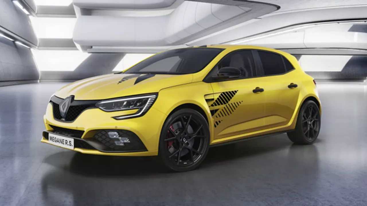 El Renault Mégane RS Ultime en su icónico color amarillo.