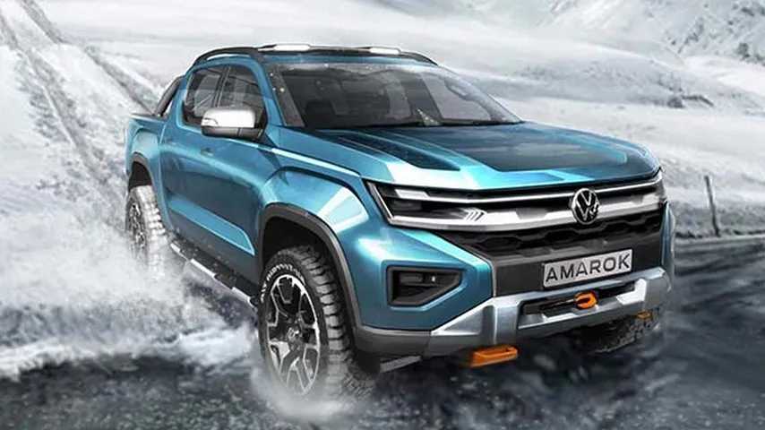 El nuevo Amarok será anguloso que la anterior versión. (Foto: Volkswagen)